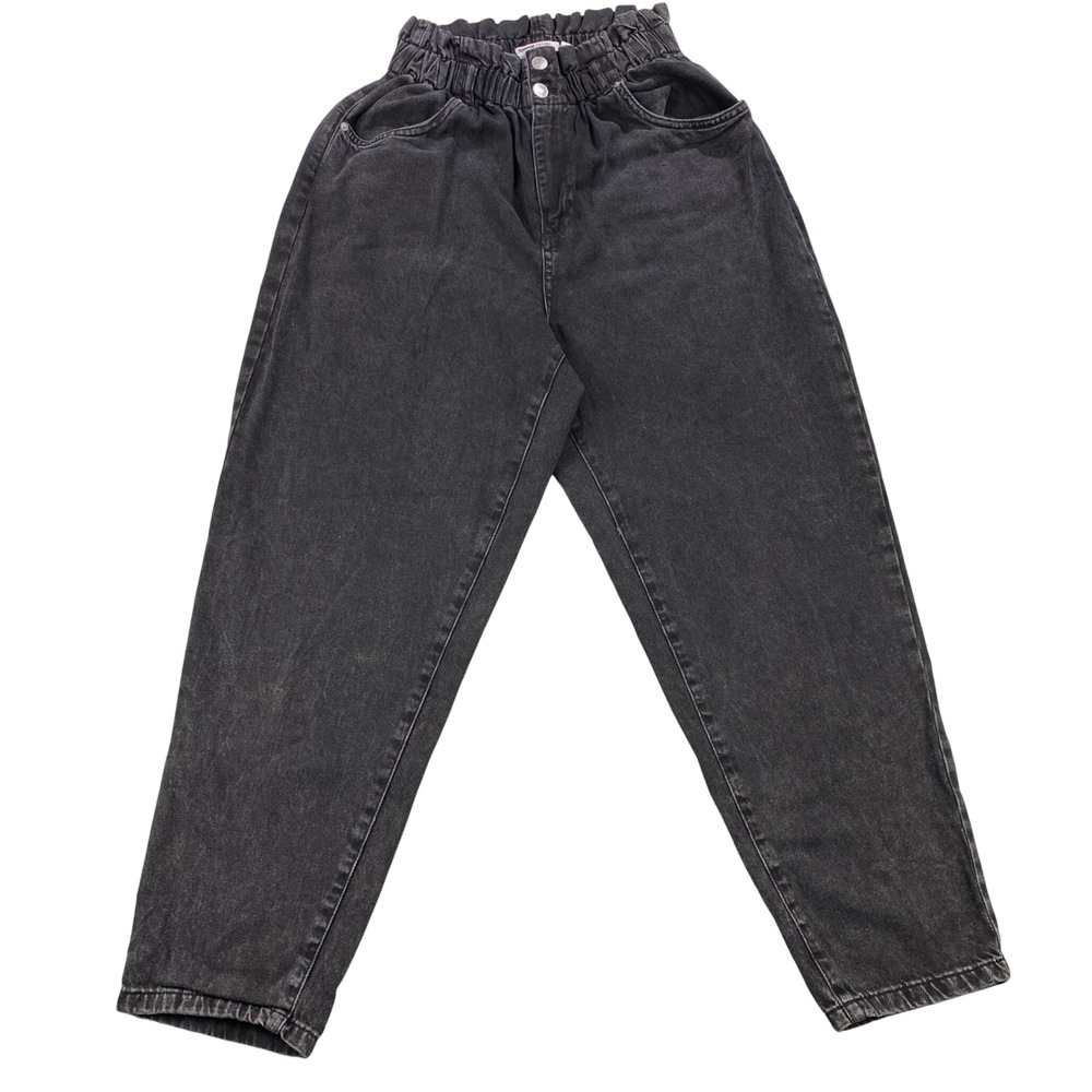 Garage Denim Mom Jeans Womens Size 13 Black 80s Vintage High‎ Waist Relaxed Fit